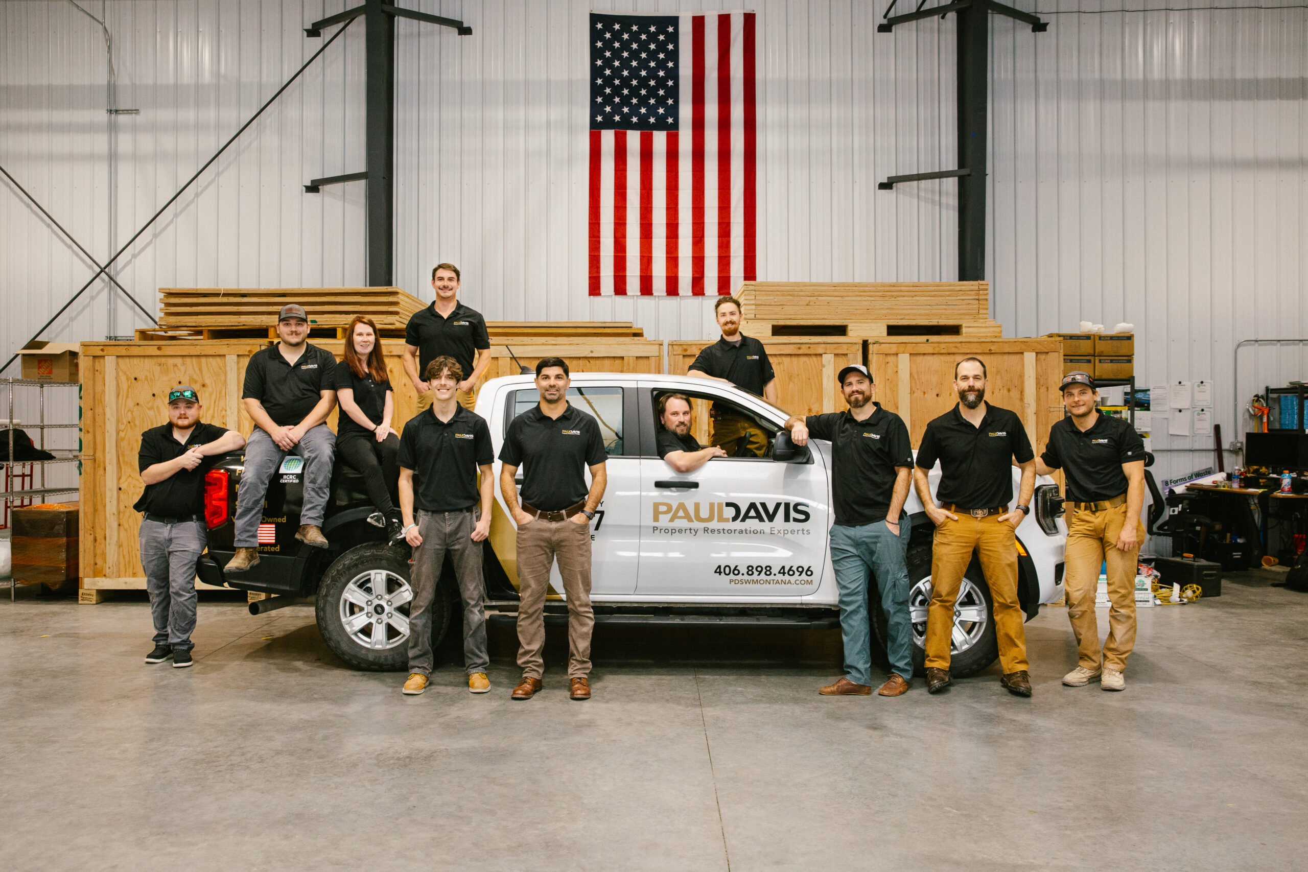 Paul Davis Restoration Corporate staff members homepage hero image